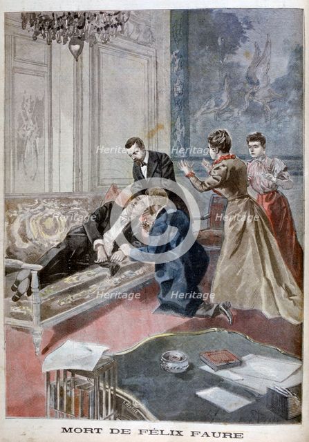 The Death of Felix Faure, 1899.  Artist: Oswaldo Tofani