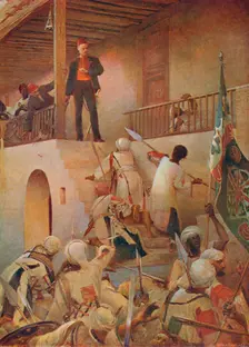 The Death of General Gordon, Khartoum, 26 January 1885 1893 (1906). Creator: Unknown