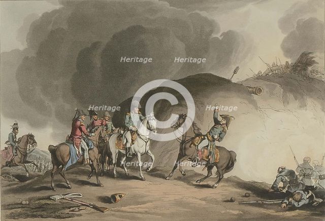 The death of General Moreau at Dresden.