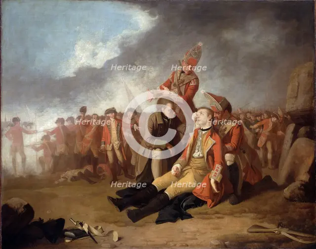 The Death of General Wolfe, 1763. Artist: Edward Penny.