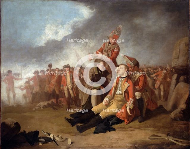 The Death of General Wolfe, 1763. Artist: Edward Penny.