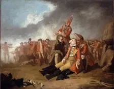 The Death of General Wolfe, 1763. Artist: Edward Penny