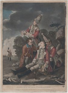 The Death of General Wolfe at Quebec (September, 1759), October 10, 1779. Creator: Unknown