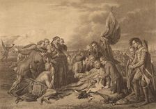 The Death of General Wolfe on the Heights of Abraham, Quebec, 13th September 1759 1886. Artist: Thomas Brown