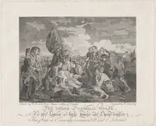 The Death of General Wolfe (September 13, 1759), after 1776., after 1776. Creator: P. Somebody