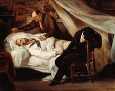 The Death of Gericault, c1824. Creator: Ary Scheffer