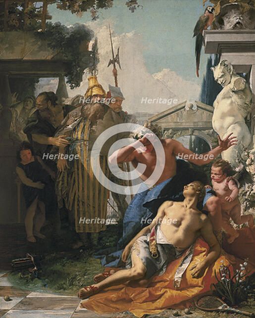 The Death of Hyacinthus, c.1753. Artist: Tiepolo, Giambattista (1696-1770)
