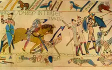 The death of Harold at the Battle of Hastings, 1066, (1944). Creator: Unknown