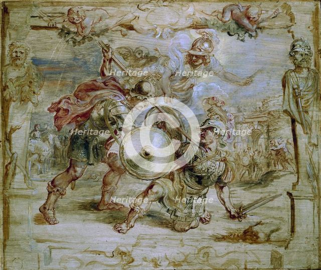 The death of Hector, 1630-1635. Artist: Rubens, Pieter Paul (1577-1640)