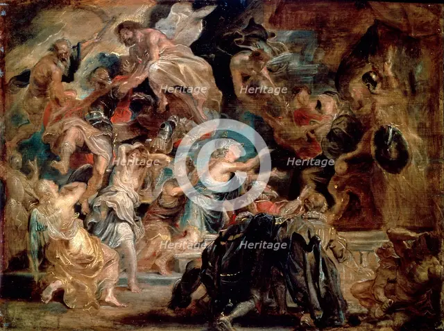 'The Death of Henry IV and the Proclamation of the Regency', 1622.  Artist: Peter Paul Rubens