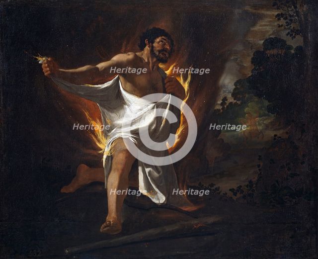 The Death of Hercules, 1634. Creator: Francisco de Zurbaran.