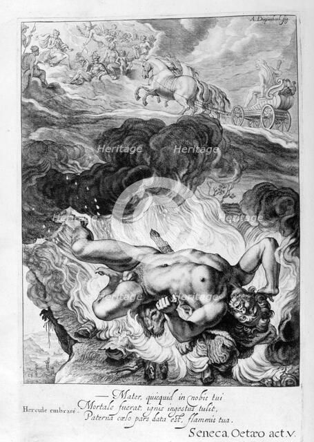 'The Death of Hercules', 1655. Creator: Unknown.