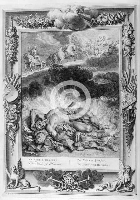 The death of Hercules, 1733.  Artist: Bernard Picart