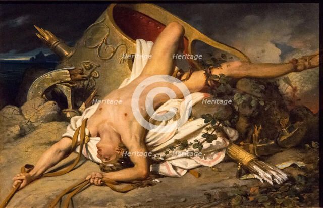 The Death of Hippolytus, 1825. Creator: Court, Joseph-Désiré (1797-1865).
