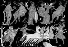 The death of Hippolytus, 4th century BC (1882)