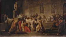 The Death of Julius Caesar. Artist: Camuccini, Vincenzo (1771-1844)