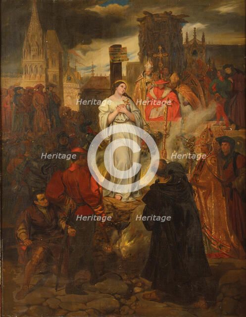 The death of Joan of Arc.