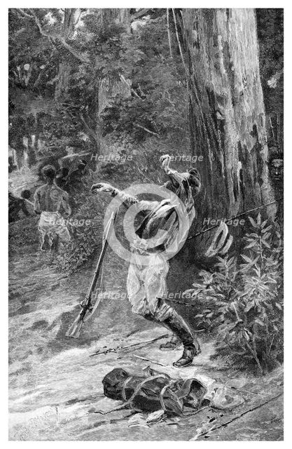 The Death Of Kennedy, Queensland, Australia, 1848, (1886). Artist: Unknown
