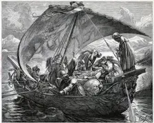 The death of King Arthur, (19th century)