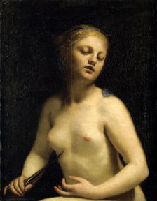 The Death of Lucretia 17th century. Artist: Guido Cagnacci