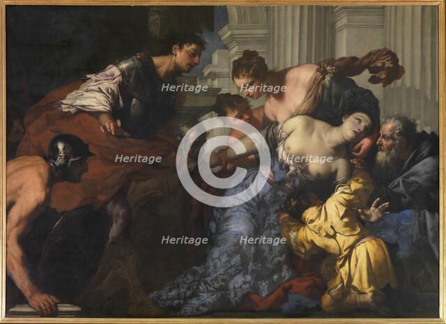 The Death of Lucretia. Creator: Zanchi, Antonio (1631-1722).