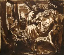 The Death of Lady Macbeth, c1875. Artist: Dante Gabriel Rossetti