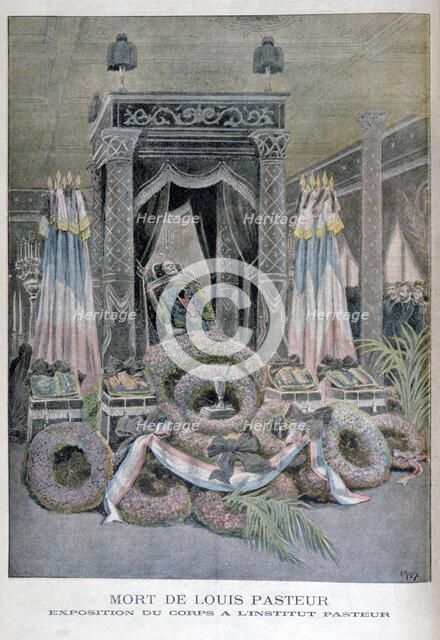 The death of Louis Pasteur, French chemist, 1895. Artist: Henri Meyer