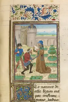The Death of Parmenion, ca 1470-1475. Creator: Master of the Jardin de vertueuse consolation (active 1450-1475)