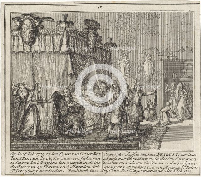 The Death of Peter the Great on 8 February 1725, 1727.