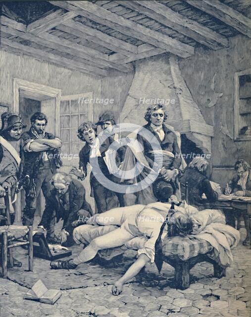 'The Death of Pichegru', 1804, (1896). Artist: M Haider.