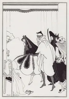 The Death of Pierrot, from The Savoy No. 6, 1896. Creator: Aubrey Beardsley