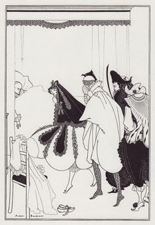 The Death of Pierrot, from The Savoy No. 6, 1896. Creator: Aubrey Beardsley