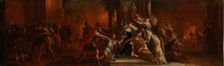 The Death of Priam, c1760. Creator: Johann Andreas Herrlein