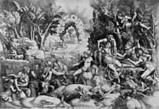 The Death of Procris, c1540. Creator: Giorgio Ghisi