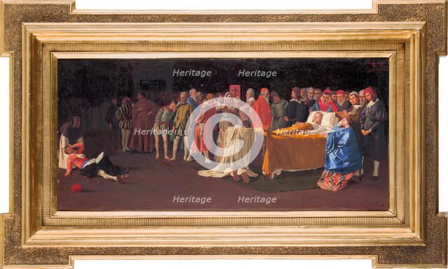 The Death of Raphael, 1885. Creator: Boffa, Nicola (1859-1925).