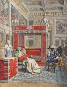 The Death of Richelieu, c. 1900. Creator: Leloir, Maurice (1853-1940)