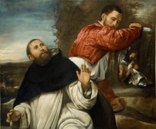 The Death of St. Peter Martyr, 1530/35. Creator: Giovanni Girolamo Savoldo