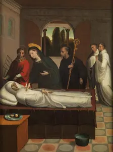 The Death of Saint Bernard, 1545. Creator: Juan Correa de Vivar