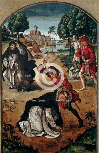 The Death of Saint Peter Martyr, between c1493 and c1499. Creator: Pedro Berruguete.
