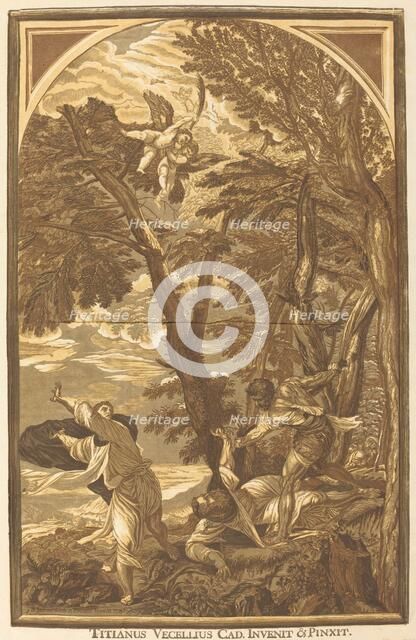 The Death of Saint Peter Martyr, c. 1738. Creator: John Baptist Jackson.