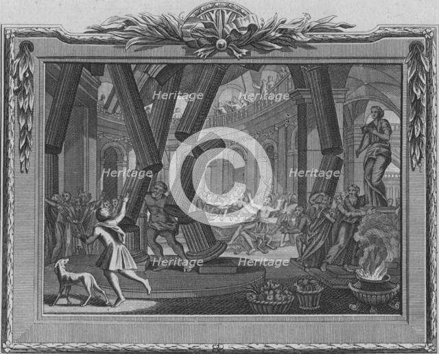 'The Death of Samson', 1770. Artist: T Smith.