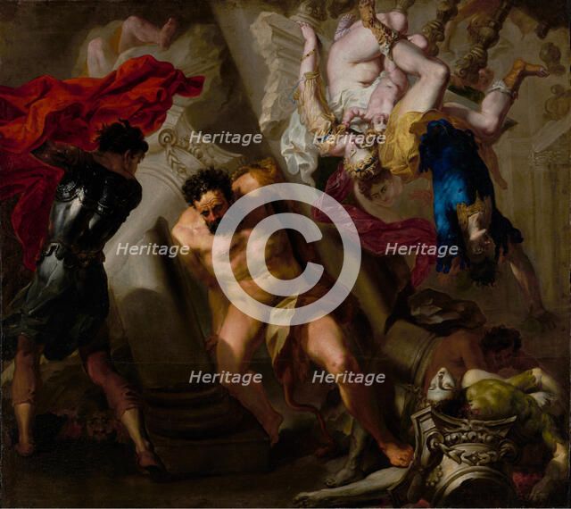 The Death of Samson, about 1650. Creator: Unknown.