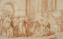 The Death of Sapphira. Creator: Unknown