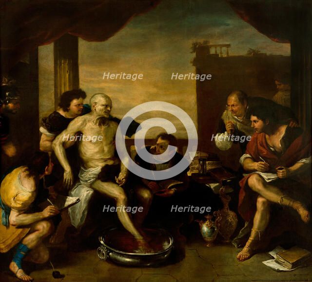 The death of Seneca, c1660. Creator: Giordano, Luca (1632-1705).