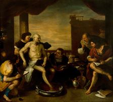 The death of Seneca, c1660. Creator: Giordano, Luca (1632-1705)