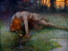 The Death of Siegfried 1906. Creator: Unknown