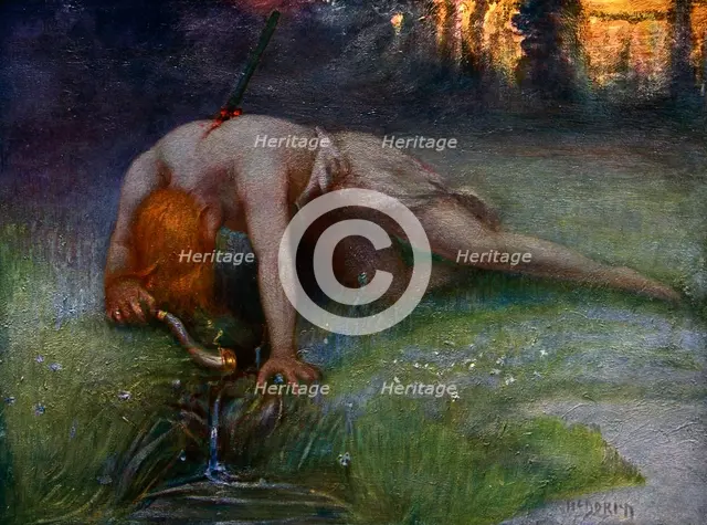 'The Death of Siegfried', 1906.  Creator: Unknown.