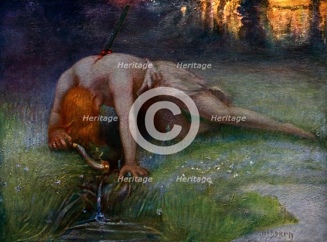 'The Death of Siegfried', 1906.  Creator: Unknown.