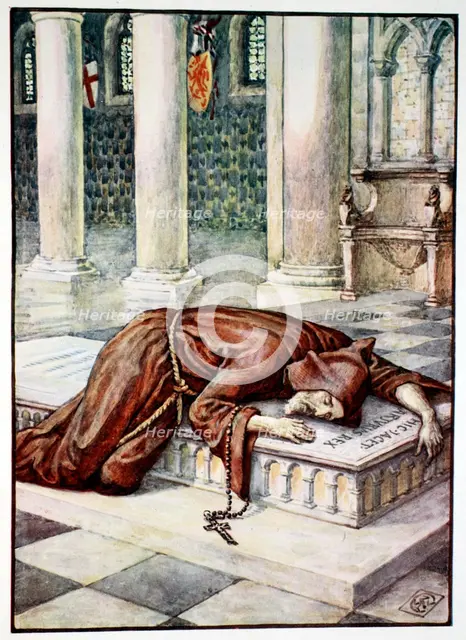 'The Death of Sir Lancelot', 1911.  Creator: Unknown.