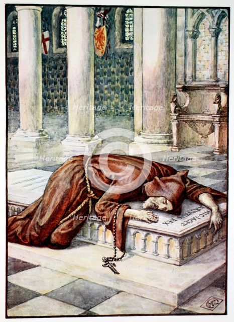 'The Death of Sir Lancelot', 1911.  Creator: Unknown.